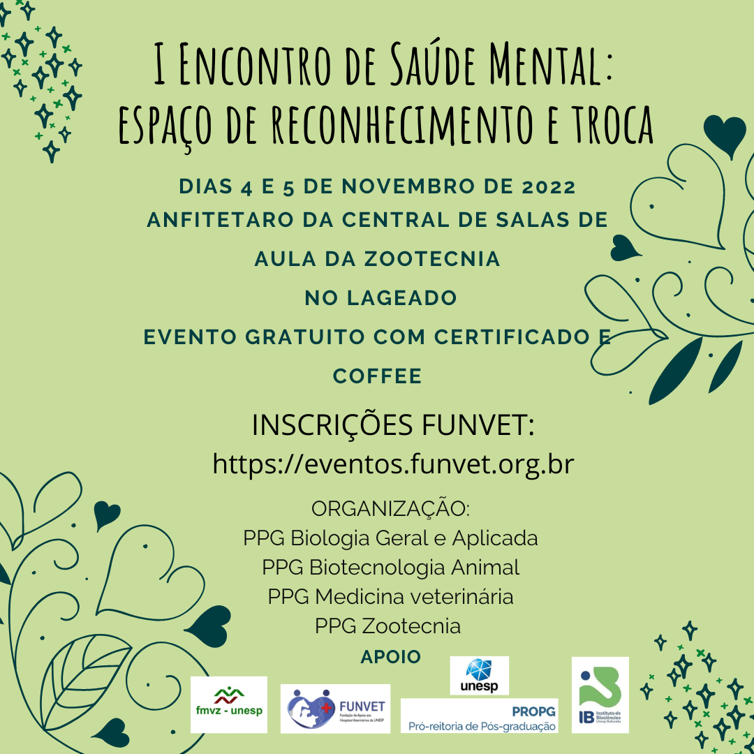 I ENCONTRO DE SAÚDE MENTAL: ESPAÇO DE RECONHECIMENTO E TROCA