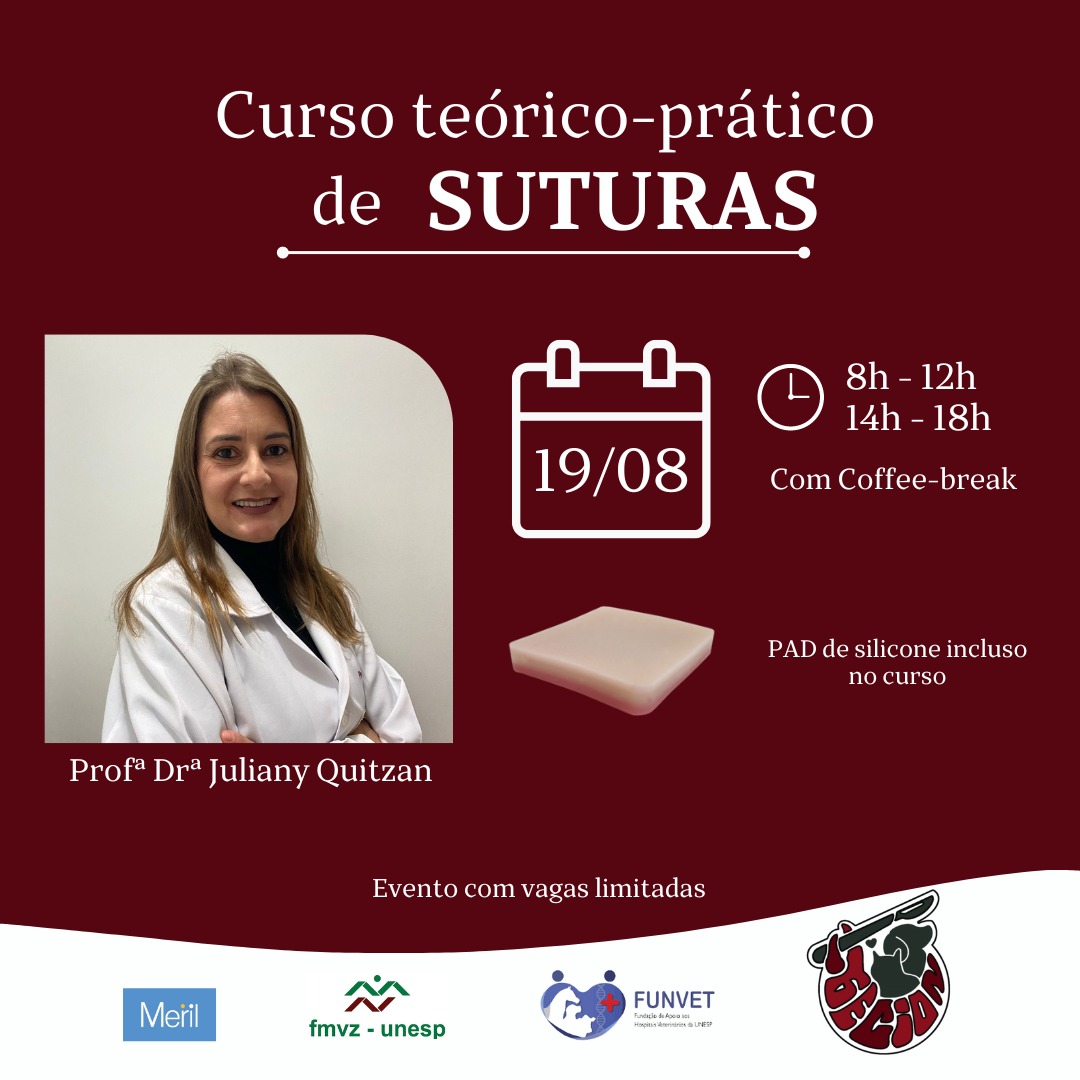 CURSO TEÓRICO-PRÁTICO DE SUTURAS