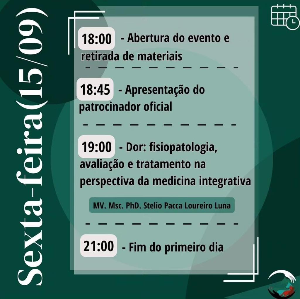 I SIMPÓSIO DE REABILITAÇÃO VETERINÁRIA