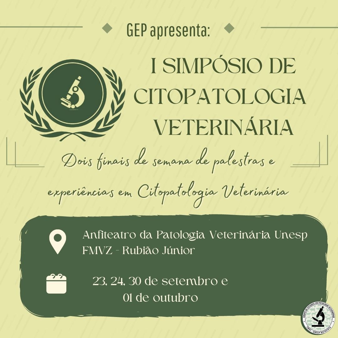 I SIMPÓSIO DE CITOPATOLOGIA VETERINÁRIA