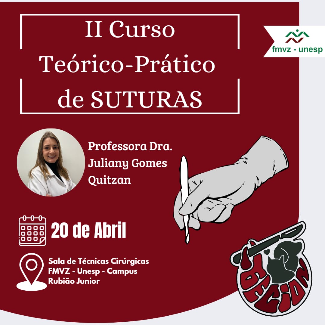 II CURSO TEÓRICO-PRÁTICO DE SUTURAS