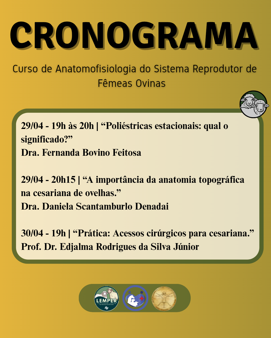 ANATOMOFISIOLOGIA DO SISTEMA REPRODUTOR DE OVELHAS