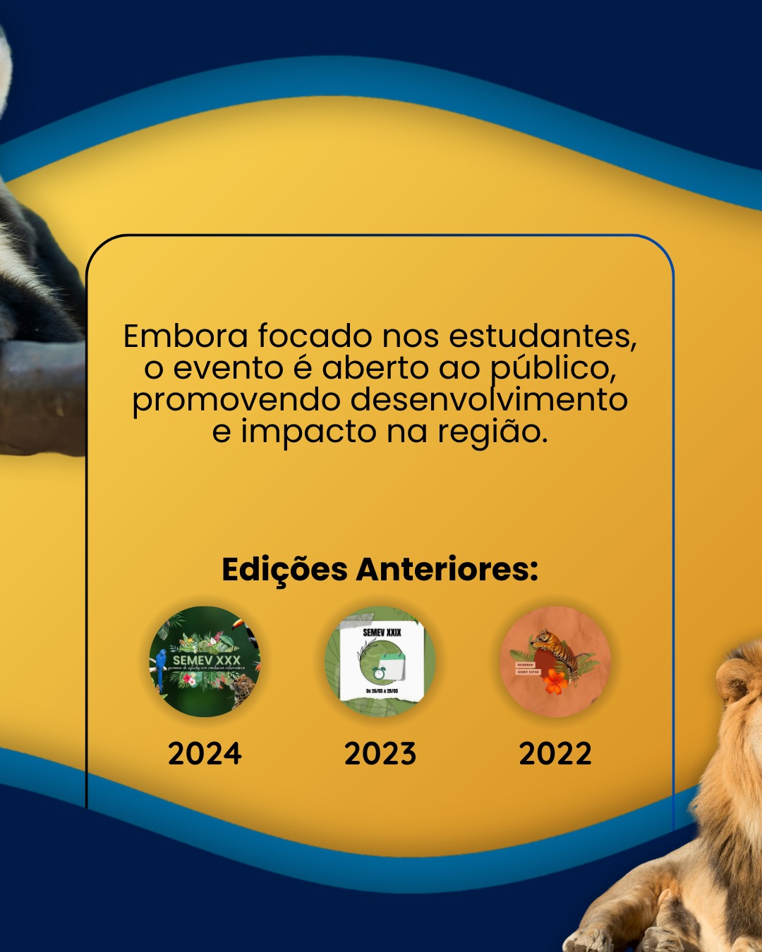 XXXI SEMEV – SEMANA ACADÊMICA DE MEDICINA VETERINÁRIA