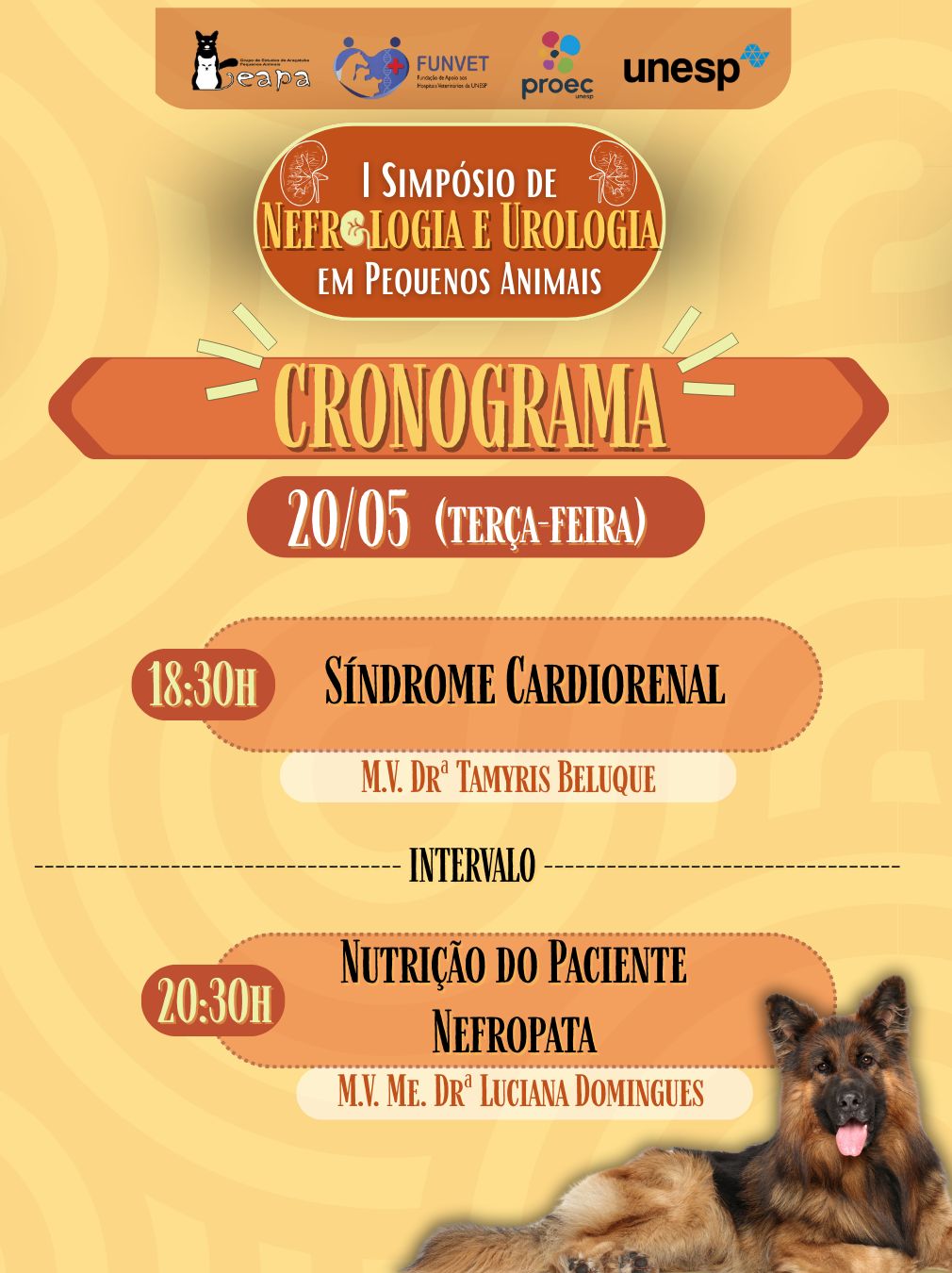 I SIMPÓSIO DE NEFROLOGIA E UROLOGIA DE PEQUENOS ANIMAIS