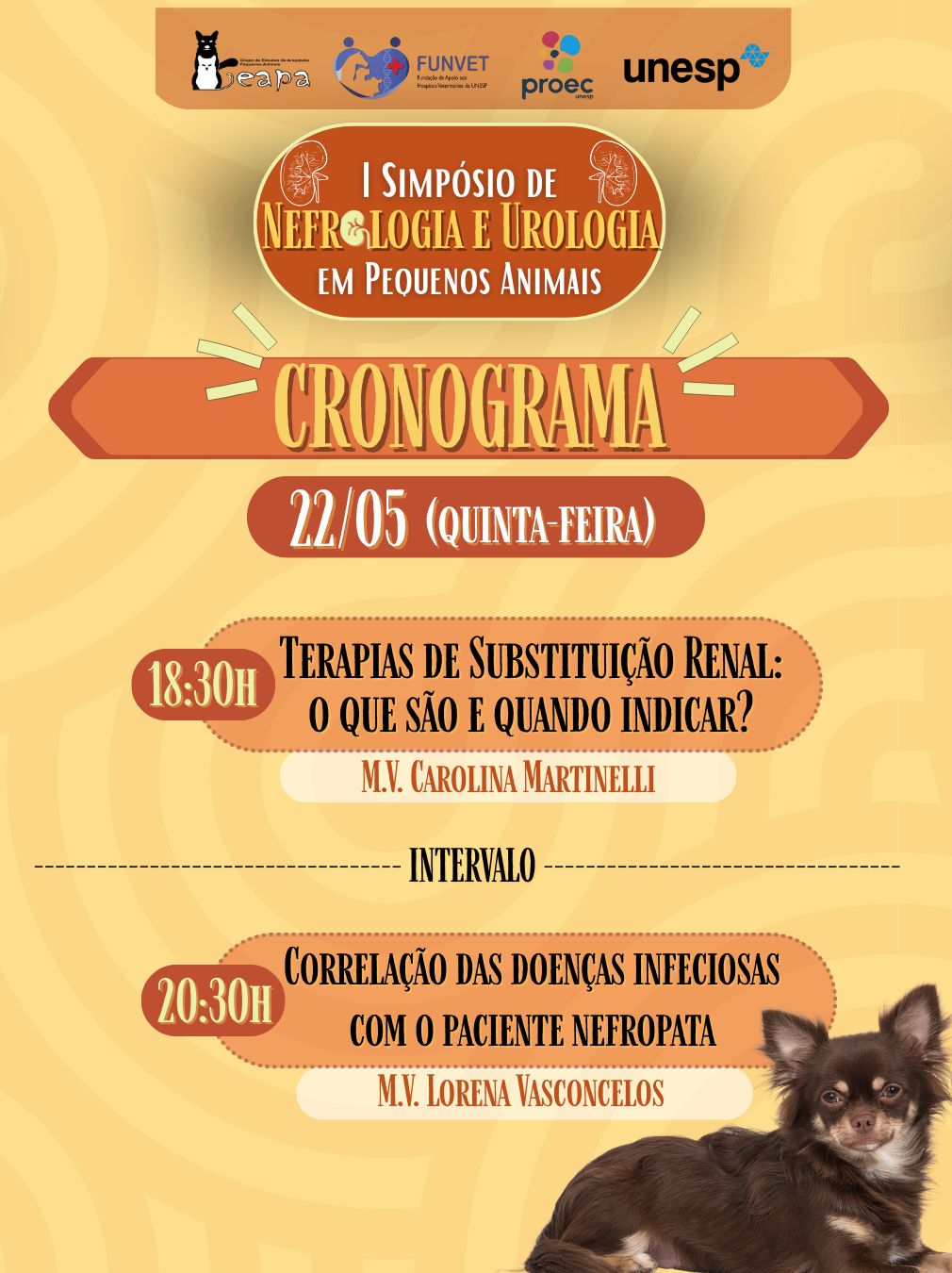 I SIMPÓSIO DE NEFROLOGIA E UROLOGIA DE PEQUENOS ANIMAIS