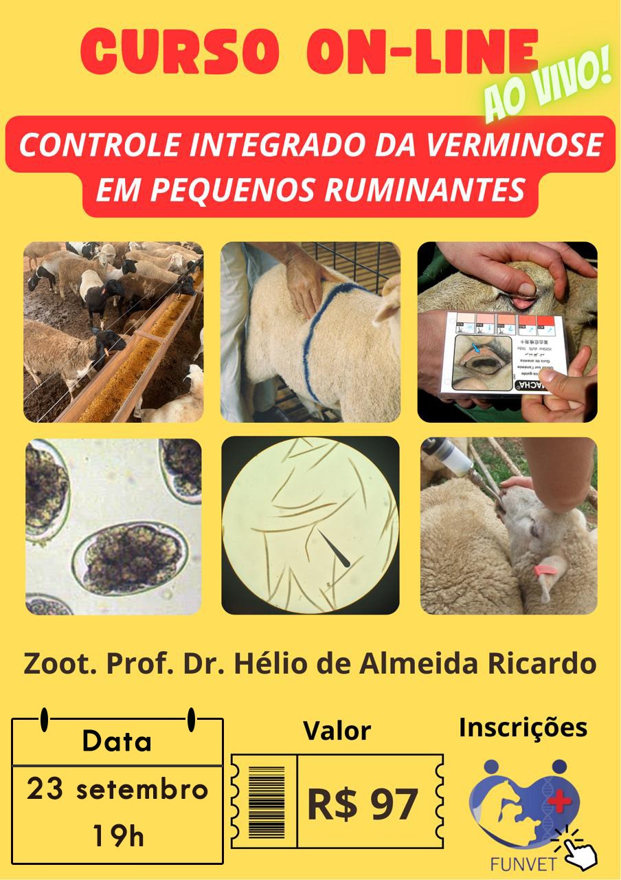 CONTROLE INTEGRADO DA VERMINOSE EM PEQUENOS RUMINANTES