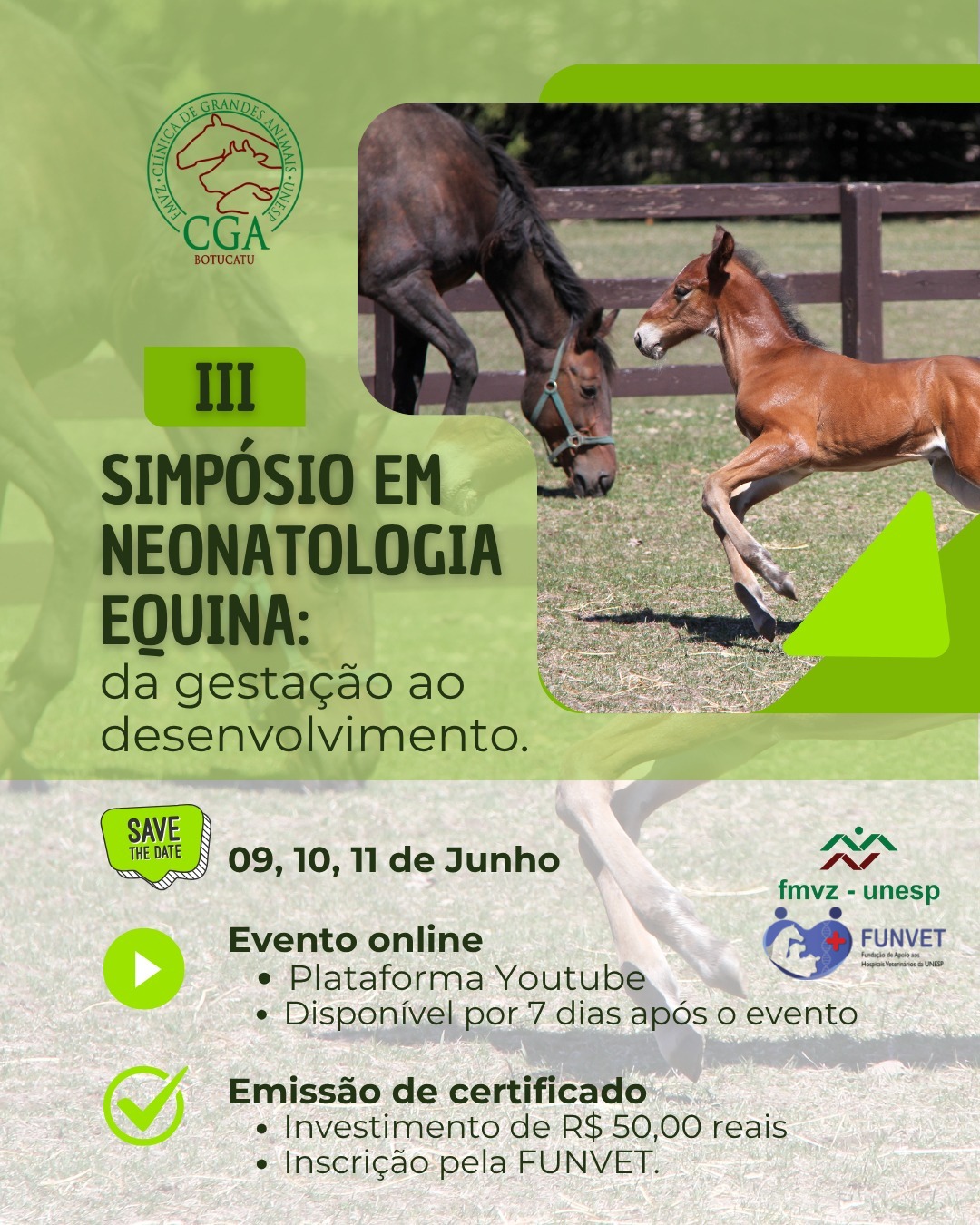 III SIMPÓSIO EM NEONATOLOGIA EQUINA