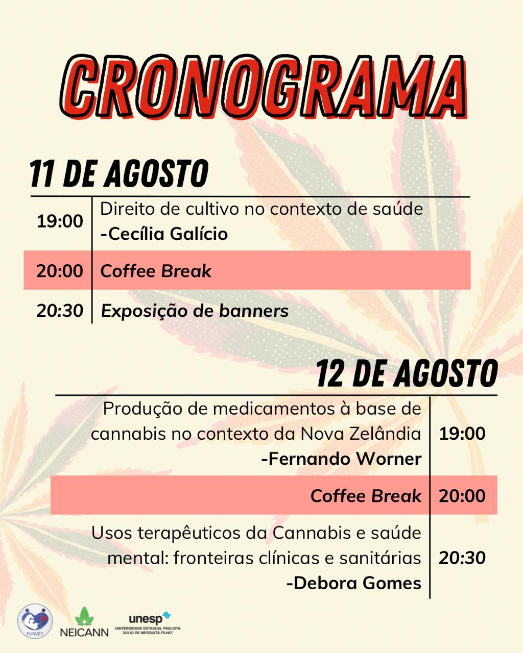 II SEMANA CANÁBICA – Regulamentação, Aplicações e Cultivo