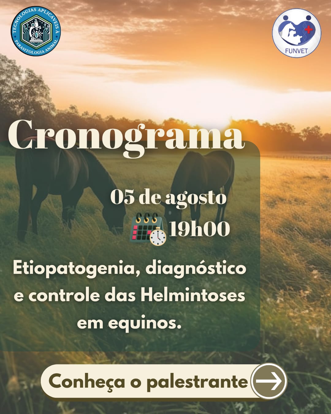 Helmintoses em equinos: Quando a Clínica encontra a  Parasitologia