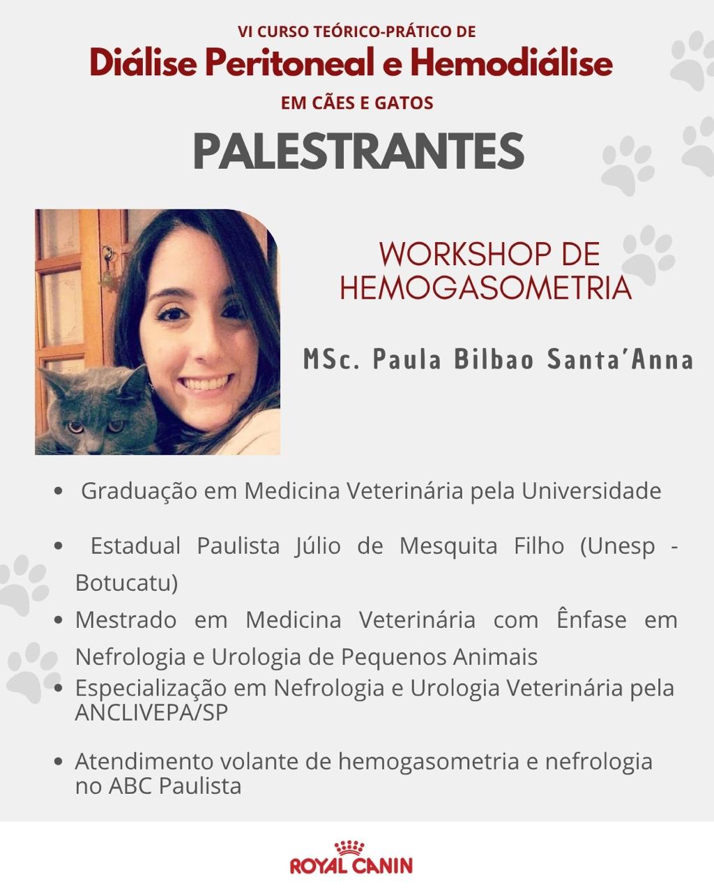 VI Curso Teórico/Prático de Diálise Peritoneal e Hemodiálise em Pequenos Animais