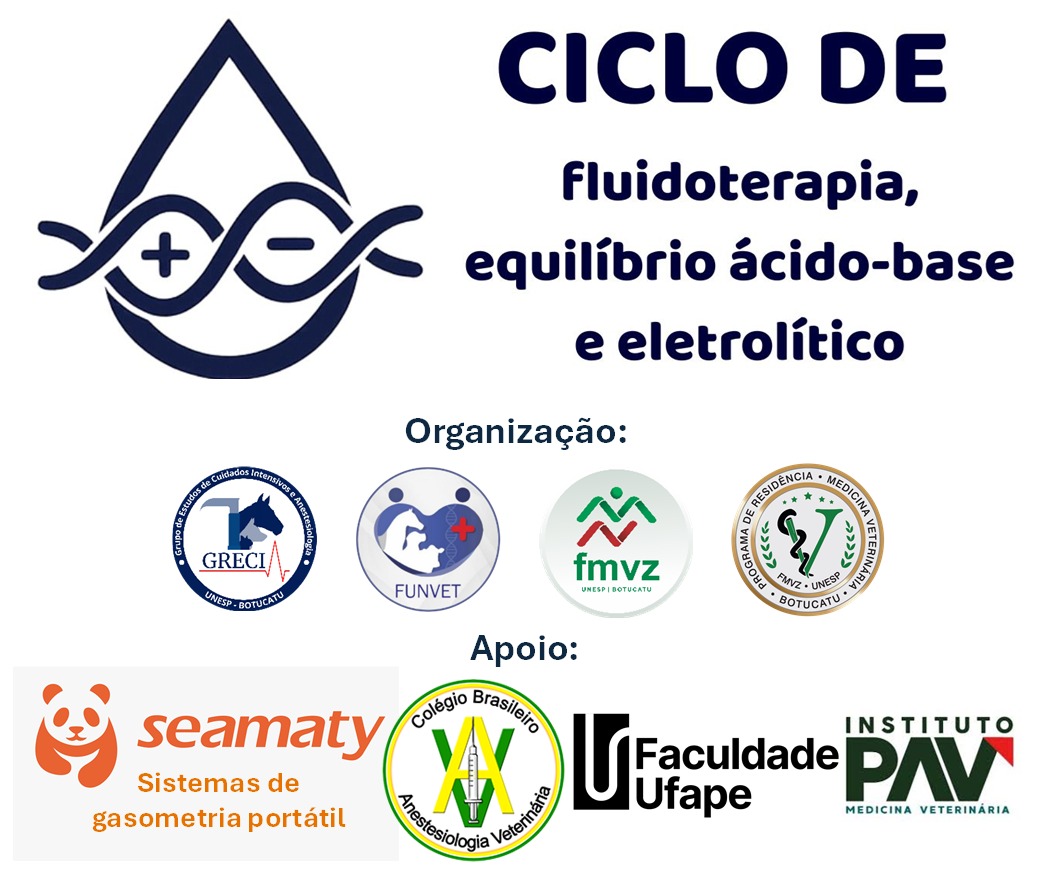 Ciclo de Fluidoterapia, equilíbrio ácido-base e eletrolítico em Pequenos Animais – módulo I