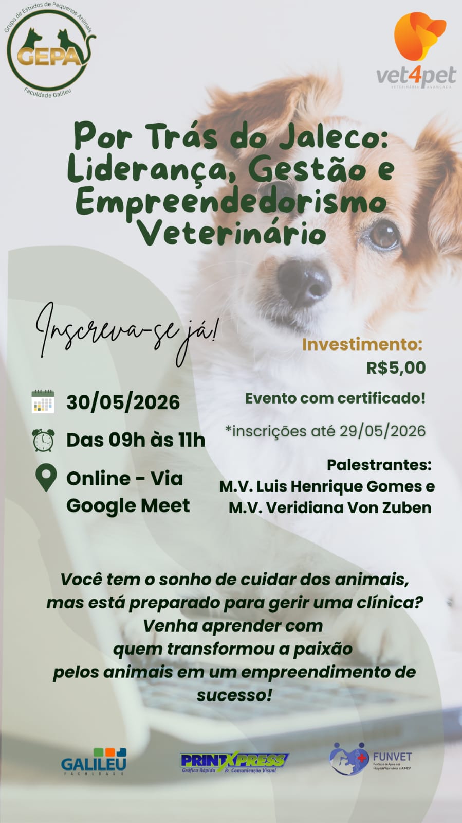 Por Trás do Jaleco: Liderança, Gestão e Empreendedorismo Veterinário
