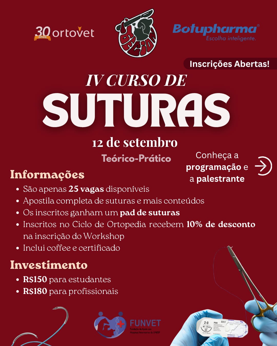 IV Curso de Suturas