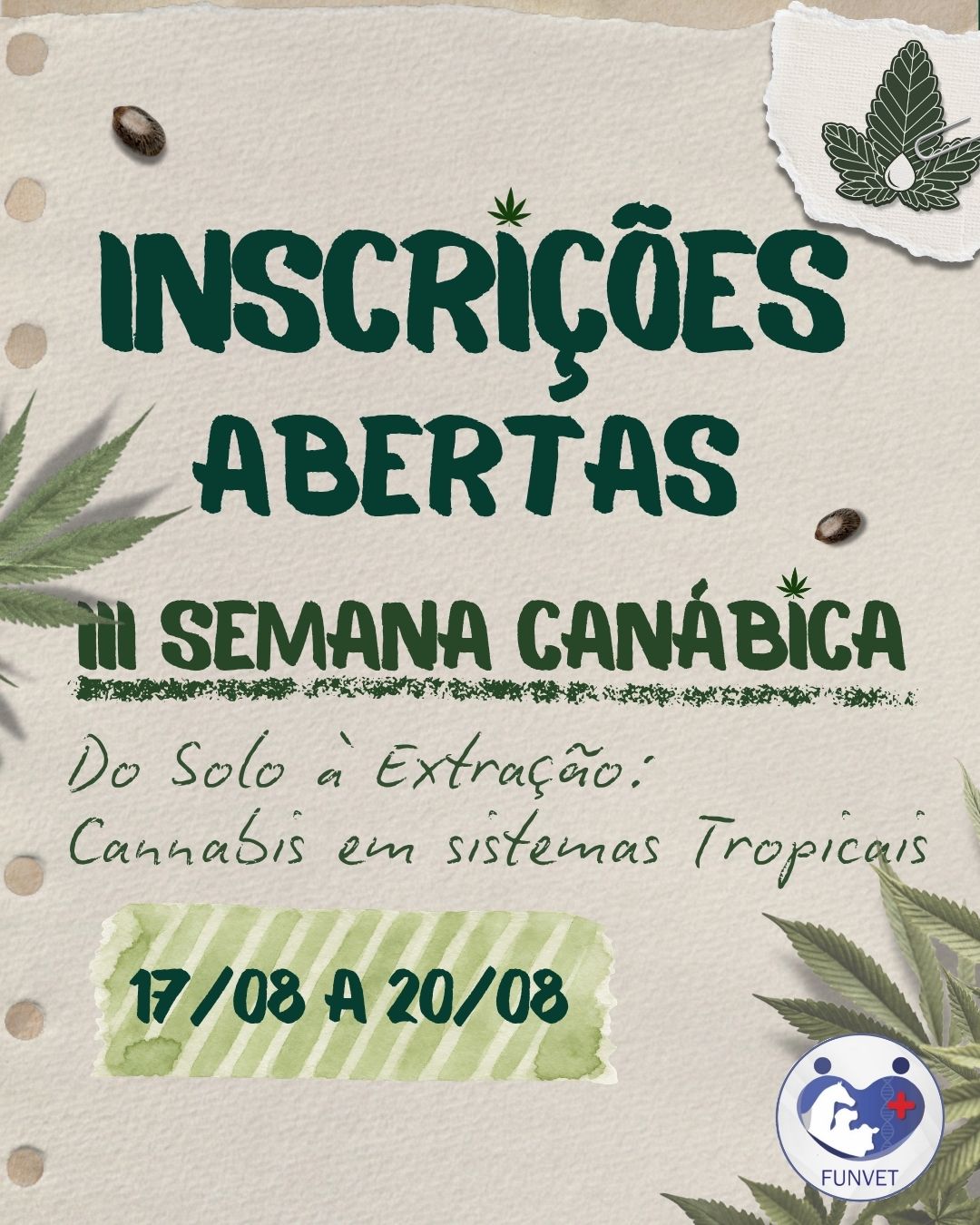 III Semana Canábica-Do solo à Extração: Cannabis em Sistemas Tropicais