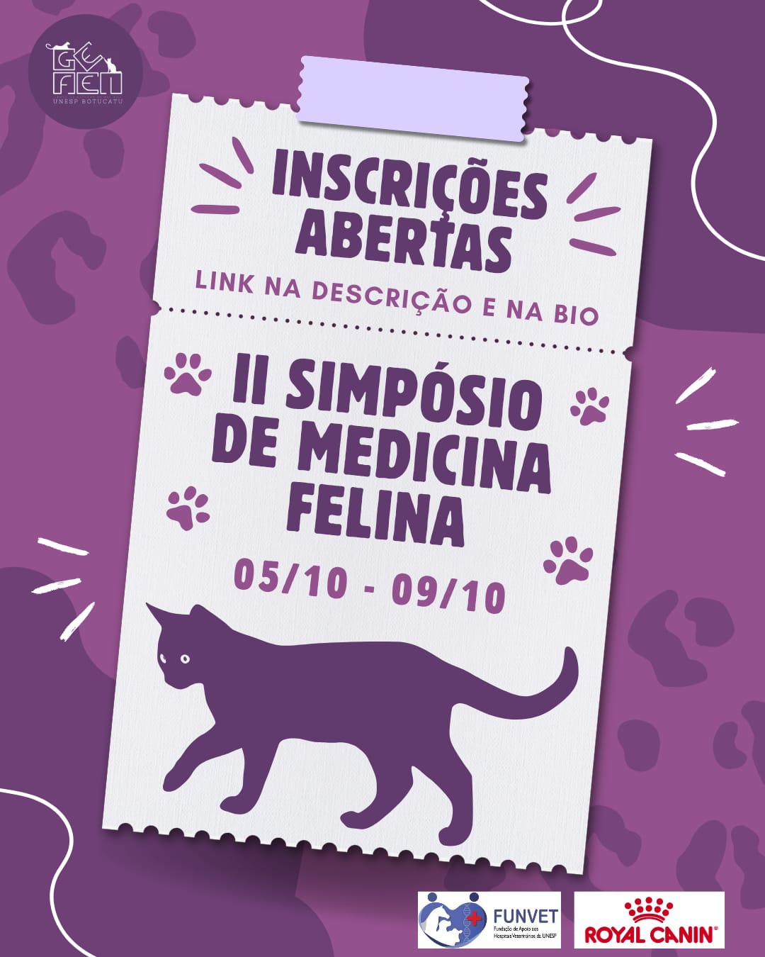II Simpósio de Medicina Felina